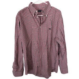 SOUTHERN MARSH Red Plaid Long Sleeve Button Down Shirt